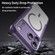 iPhone 17 Pro Max Carbon Fiber Texture MagSafe Translucent Phone Case - Purple