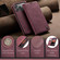 iPhone 17 Pro Max CaseMe 013 Multifunctional Horizontal Flip Leather Phone Case - Red