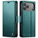 iPhone 17 Pro Max CaseMe 023 Butterfly Buckle Litchi Texture RFID Anti-theft Leather Phone Case - Green