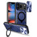 iPhone 17 Pro Max CD Texture Sliding Camshield Magnetic Holder Phone Case - Blue