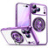 iPhone 17 Pro Max Colorful 360 Invisible Ring MagSafe Phone Case - Purple