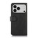 iPhone 17 Pro Max Cow Texture Leather Phone Case - Black