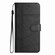 iPhone 17 Pro Max Cowhide Texture Stitching Leather Phone Case - Black