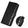 iPhone 17 Pro Max Crocodile Top Layer Cowhide Leather Phone Case - Black