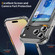 iPhone 17 Pro Max Crystal Clear Card Slot PC Hybrid TPU Phone Case - Transparent