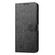 iPhone 17 Pro Max Daisy Embossed Leather Phone Case - Black