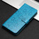 iPhone 17 Pro Max Daisy Embossed Leather Phone Case - Blue
