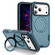 iPhone 17 Pro Max Defend Rugged Gear Holder MagSafe Phone Case - Royal Blue + Blue