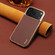 iPhone 17 Pro Max Denior Cowhide Leather Plating Phone Case - Brown