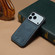 iPhone 17 Pro Max Denior D06 PU Back Cover Card Slot Holder Phone Case - Blue