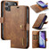 iPhone 17 Pro Max DG.MING Crazy Horse Texture Detachable Magnetic Leather Phone Case - Brown