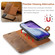 iPhone 17 Pro Max DG.MING Crazy Horse Texture Detachable Magnetic Leather Phone Case - Brown