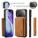 iPhone 17 Pro Max DG.MING M1 Series 3-Fold Multi Card Wallet Leather Phone Case - Brown