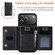 iPhone 17 Pro Max DG.MING M2 Series 3-Fold Card Bag Wallet Leather Phone Case - Black