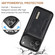 iPhone 17 Pro Max DG.MING M2 Series 3-Fold Card Bag Wallet Leather Phone Case - Black