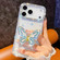 iPhone 17 Pro Max Diamond Glitter Butterfly Holder Phone Case - Transparent Stars