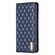 iPhone 17 Pro Max Diamond Lattice Magnetic Leather Flip Phone Case - Blue