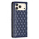 iPhone 17 Pro Max Diamond Lattice Magnetic Leather Flip Phone Case - Blue