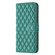 iPhone 17 Pro Max Diamond Lattice Wallet Flip Leather Phone Case - Green