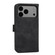 iPhone 17 Pro Max Dierfeng Dream Line TPU Hybrid PU Leather Phone Case - Black