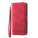 iPhone 17 Pro Max Dierfeng Dream Line TPU Hybrid PU Leather Phone Case - Red