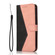 iPhone 17 Pro Max Dual-color Stitching Leather Phone Case - Black Rose Gold