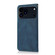 iPhone 17 Pro Max Dual-color Stitching Leather Phone Case - Blue Green