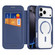 iPhone 17 Pro Max DUX DUCIS Skin X Pro Series Magsafe PC + TPU Phone Leather Case - Blue