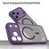 iPhone 17 Pro Max Fan Dun Series TPU Hybrid PC Frosted Magsafe Phone Case - Purple