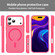 iPhone 17 Pro Max Fanying Series PC Hybrid TPU Translucent Frosted MagSafe Phone Case - Rose Red