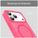 iPhone 17 Pro Max Fanying Series PC Hybrid TPU Translucent Frosted MagSafe Phone Case - Rose Red