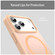 iPhone 17 Pro Max Fanying Series PC Hybrid TPU Translucent Frosted MagSafe Phone Case - Rouge Powder