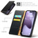 iPhone 17 Pro Max Fierre Shann PU Genuine Leather Texture Phone Case - Black