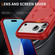 iPhone 17 Pro Max Imitation Original CD Texture Magsafe PC Hybrid TPU Phone Case - Red