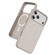 iPhone 17 Pro Max Imitation Original Magsafe PC Hybrid TPU Phone Case - Beige Grey