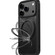 iPhone 17 Pro Max Kalebol Frosted MagSafe Holder Acrylic Hybrid TPU Phone Case - Black