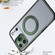 iPhone 17 Pro Max kalebol MagSafe Metal Ring Holder Phone Case - Green