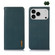 iPhone 17 Pro Max KHAZNEH Nappa Top Layer Cowhide Leather Phone Case - Green