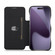 iPhone 17 Pro Max LC.IMEEKE Hon Ancient Series Flip Leather Phone Case - Black