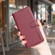 iPhone 17 Pro Max Litchi Texture RFID Anti-theft Leather Phone Case - Red