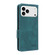 iPhone 17 Pro Max Magnetic Clasp Leather Phone Case - Green