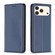 iPhone 17 Pro Max Magnetic Leather Phone Case - Blue