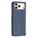 iPhone 17 Pro Max Magnetic Leather Phone Case - Blue