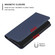 iPhone 17 Pro Max Magnetic Leather Phone Case - Blue