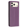 iPhone 17 Pro Max Magnetic Leather Phone Case - Dark Purple