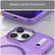 iPhone 17 Pro Max MagSafe Frosted Translucent TPU + PC Full Coverage Phone Case - Dark Purple