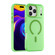 iPhone 17 Pro Max MagSafe Frosted Translucent TPU + PC Full Coverage Phone Case - Green