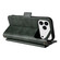 iPhone 17 Pro Max Multi-card Slots Crossbody Cowhide Leather Phone Case - Green