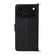 iPhone 17 Pro Max Multifunctional 6-Card Slots Leather Phone Case with Wrist Strap - Black