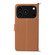 iPhone 17 Pro Max Multifunctional 6-Card Slots Leather Phone Case with Wrist Strap - Brown